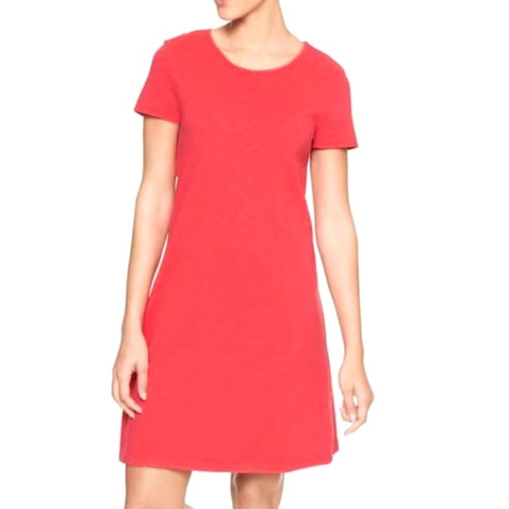 SOLD Gap Red Orange T-shirt Dress